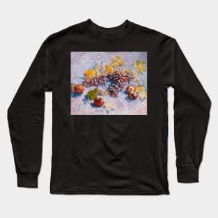 Grapes, Lemons, Pears, and Apples by van Gogh Long Sleeve T-Shirt